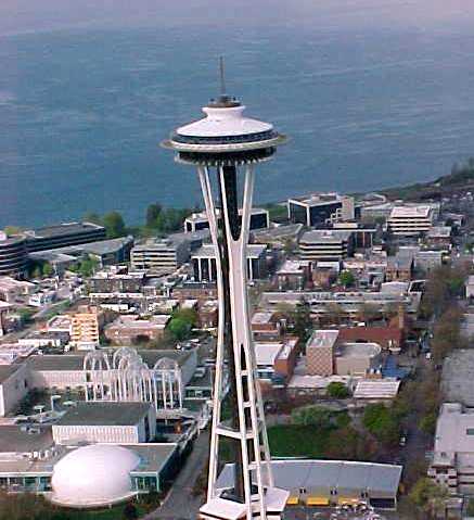 The single most infamous landmark in Seattle. The Space Needle.